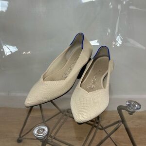 Rothy’s The Point Flats Ecru Size 6